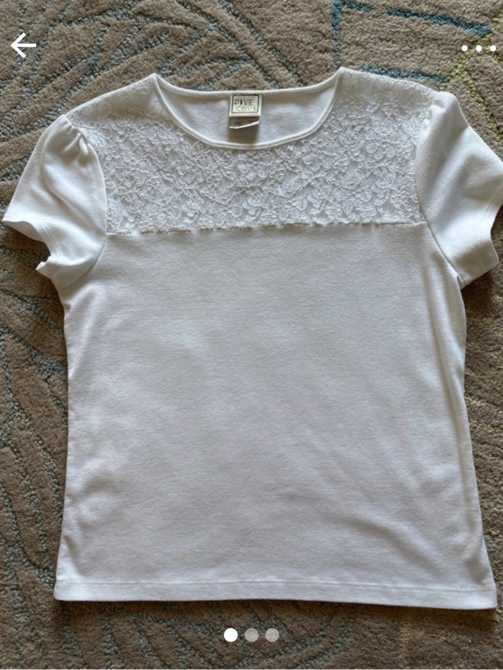 Classic White Short Sleeve Tee - Women's